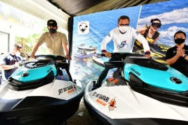 Nurdin Abdullah Lauching Grand Opening Jet Ski Safari Makassar
