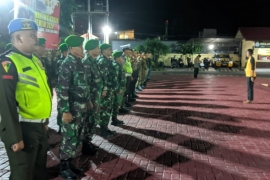 Aparat Gabungan TNI-Polri dan Satpol PP Gelar Patroli di Wilayah Hukum Polres Bantaeng