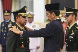 Presiden Joko Widodo lantik Panglima TNI