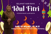 Andi Sri Wiyanti, ST.M.Si. Kabag Perekonomian & SDA Setda Bantaeng: Selamat Hari Raya Idul Fitri 1445 H."Mohon Maaf Lahir dan Batin"
